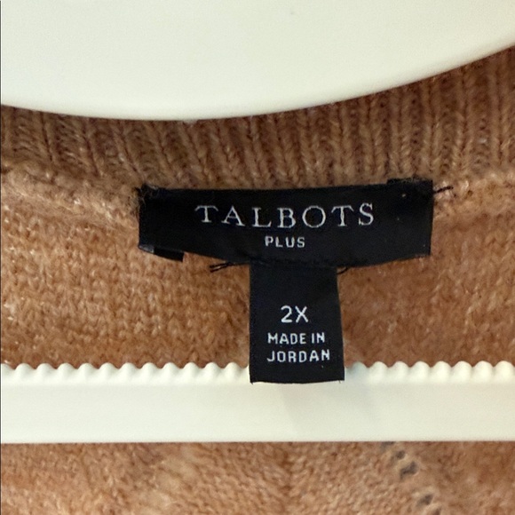 Talbots Brown Cowl Neck Sweater - Picture 2 of 3